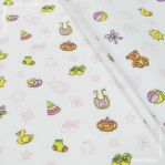 Фланель белоземельная детская, ширина 75 см, плот. 175