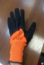 Перчатки нейлоновые со вспененным покрытием