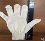 Перчатки трикотажные 4 нити/10 класс/34 гр. (Россия) белая