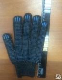 Перчатки полушерстяные с ПВХ